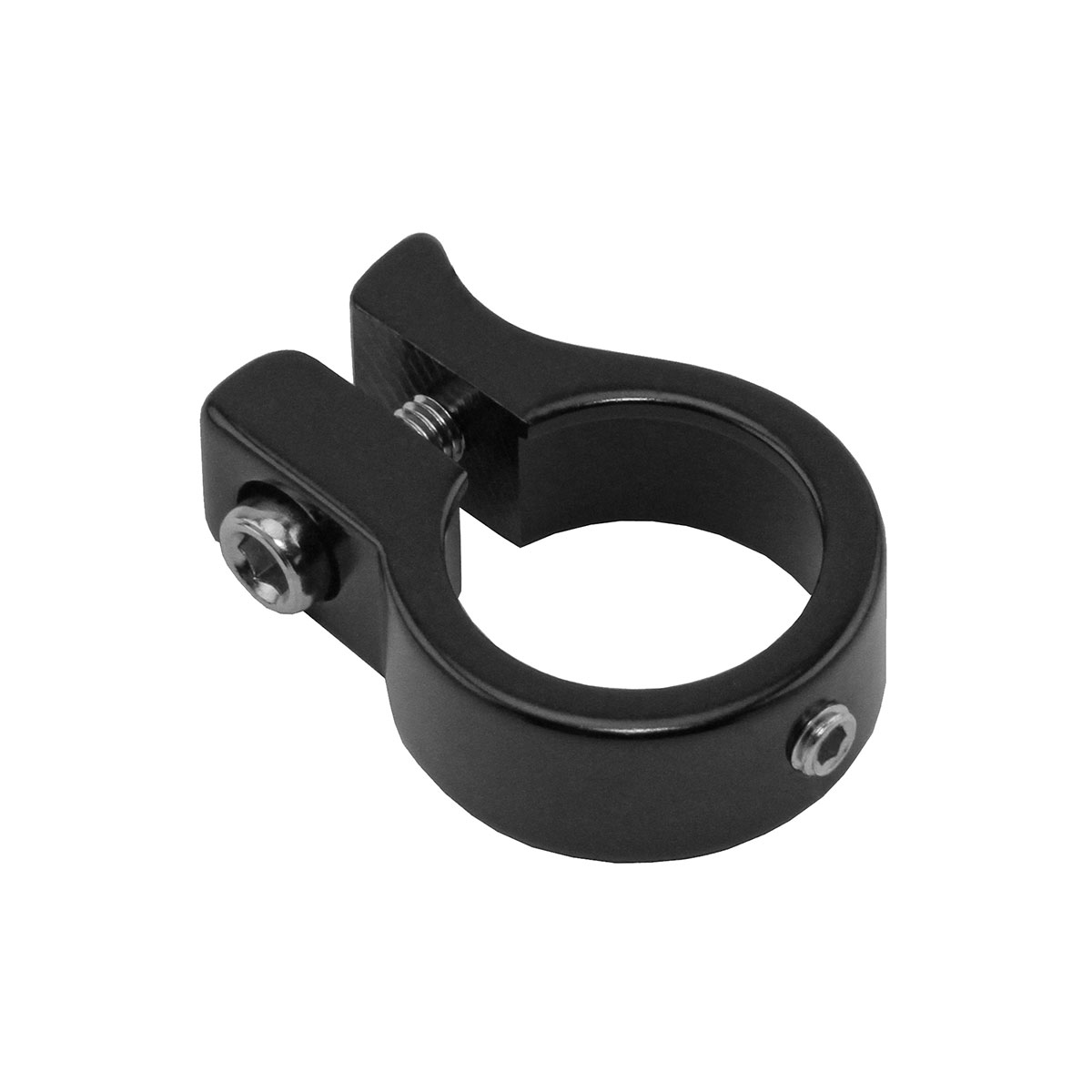 Alloy Seatpost Clamp Outer Diameter 25.4mm 322 Black.